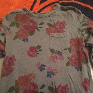 Floral style sweatshirt Large